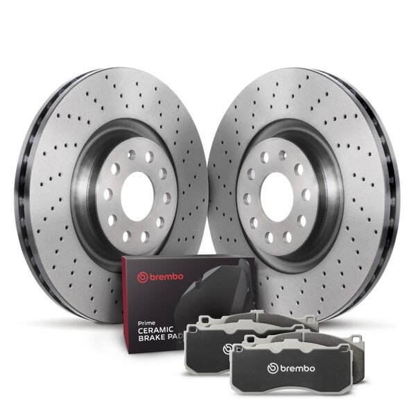 breKTX0158: BRE Drilled UV Coated Rotors