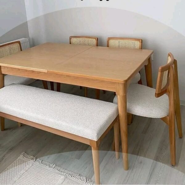 طقم ترابيزه و 4 كراسى