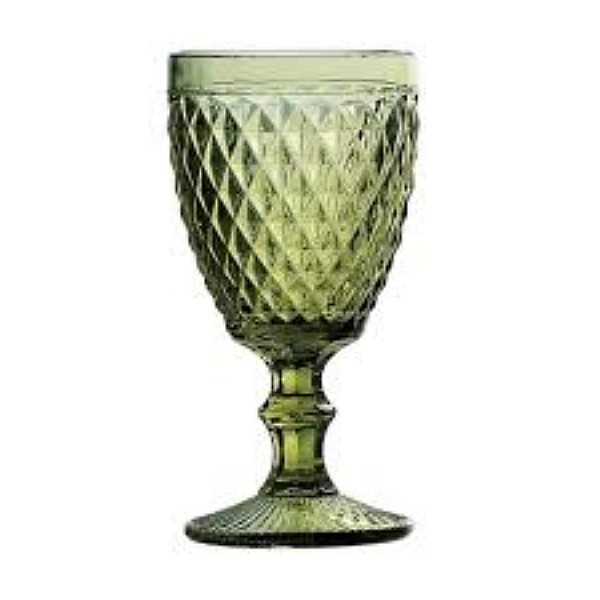 TAÇA BICO DE ABACAXI VERDE 300ml