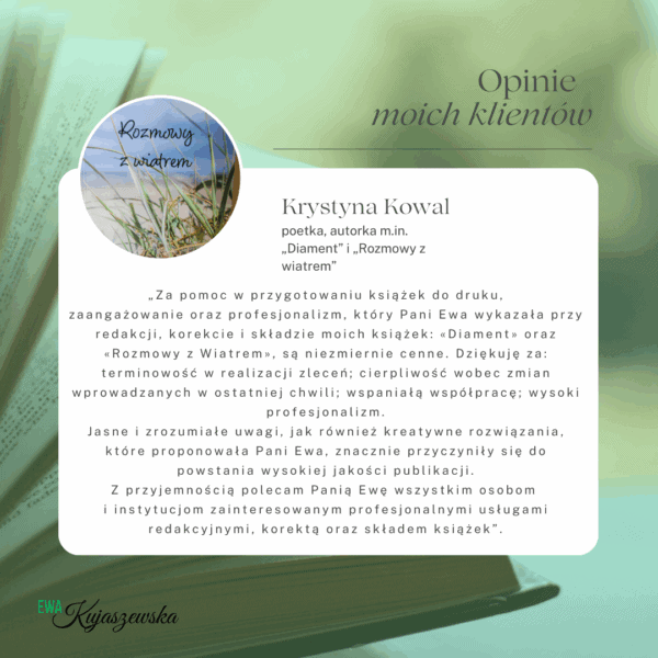 opinie klientów, rekomendacje