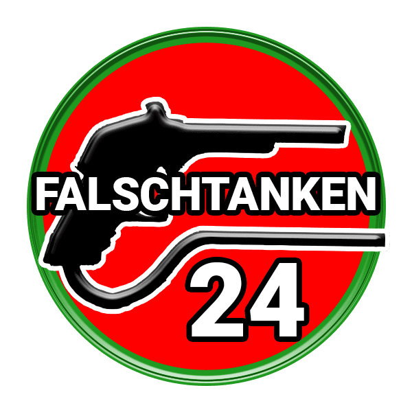 Falschtanken24 Auto Falsch getankt Logo Zapfpistole