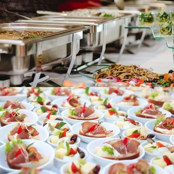 Catering-Service vom Restaurant Finest Lezzet in Düsseldorf mit mediterranen Spezialitäten für Events, Hochzeiten, Businessmeetings und private Feiern, inklusive Live-Cooking und Brunch-Angeboten.