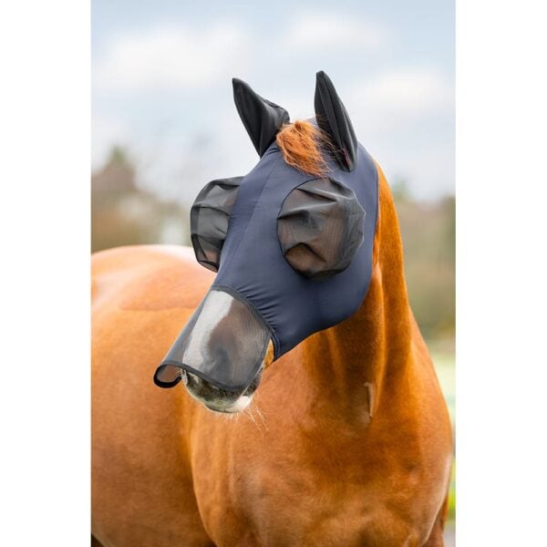 LeMieux Bug Relief Full Mask Navy UV 75%