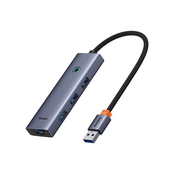 Baseus Flite Series 4 Port HUB Space Grey Metal baseuscolombo 16
