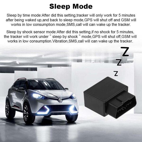 FOSATrack 4G OBDII GPS Tracker - Plug & Play Real-Time Vehicle Tracker with Multi-System Positioning (TKSTAR TK980)