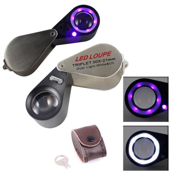 UV+LED Triplet Loupe 30x/21mm – KTL7014