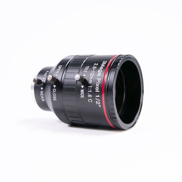 Varifokální objektiv 2,8–12 mm AIDA CS 2812V