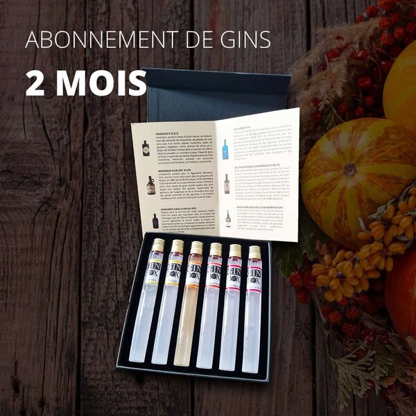 Abonnement Gin Découverte 2 mois