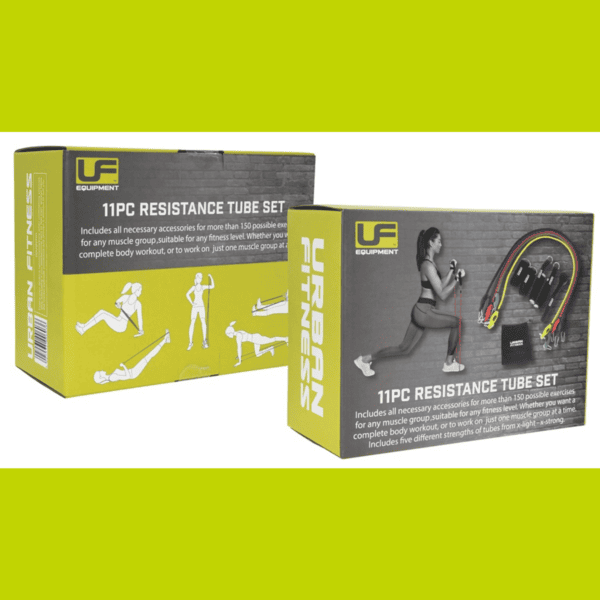 Urban Fitness 11pc Resistance Tube Set