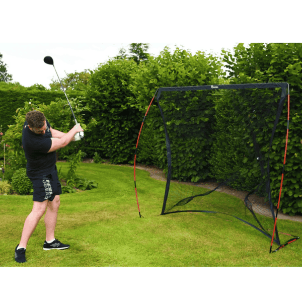 Precision Golf Practice Net With 2 in 1 Golf Launch Pad