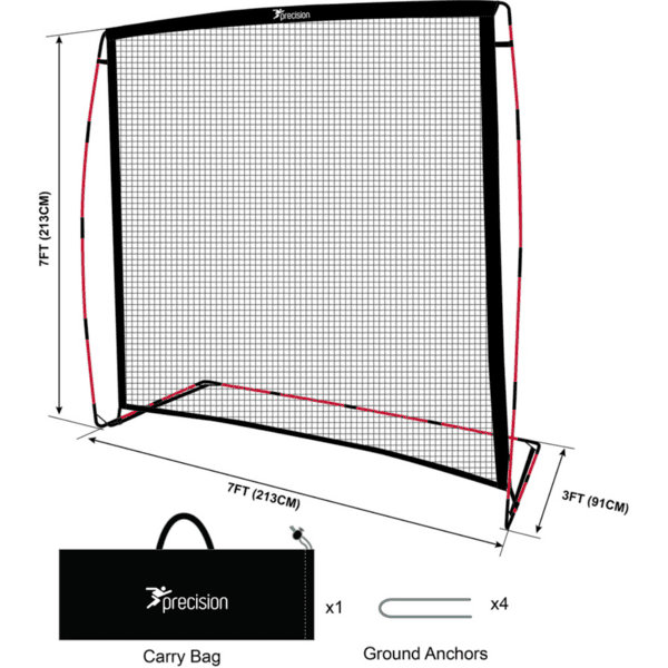 Precision Golf Practice Net With 2 in 1 Golf Launch Pad