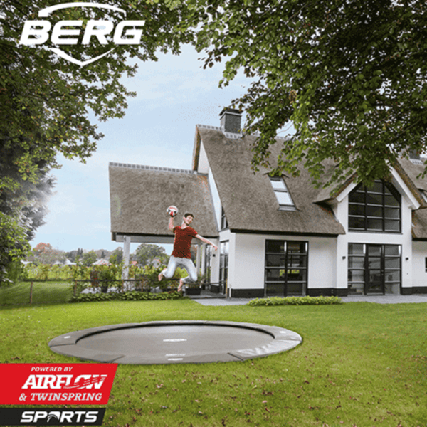 BERG Flatground Champion 14ft Green Trampoline