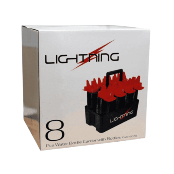 Hygiene Water Bottle 8 Pack with Carrier