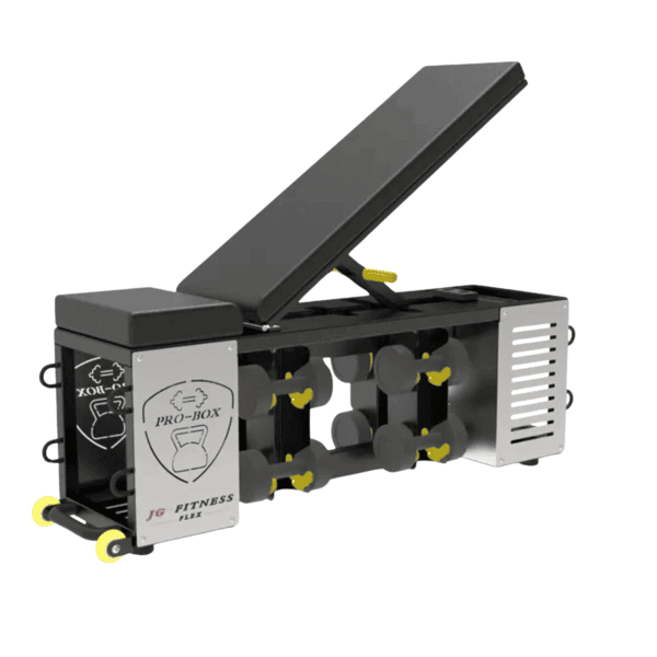 Pro Box Multi Function Bench with Dumbbells