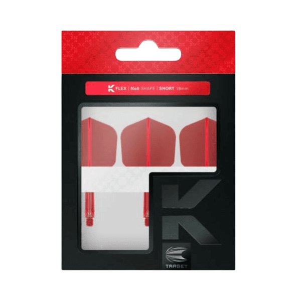 Target K-Flex Flight And Shaft Medium Red