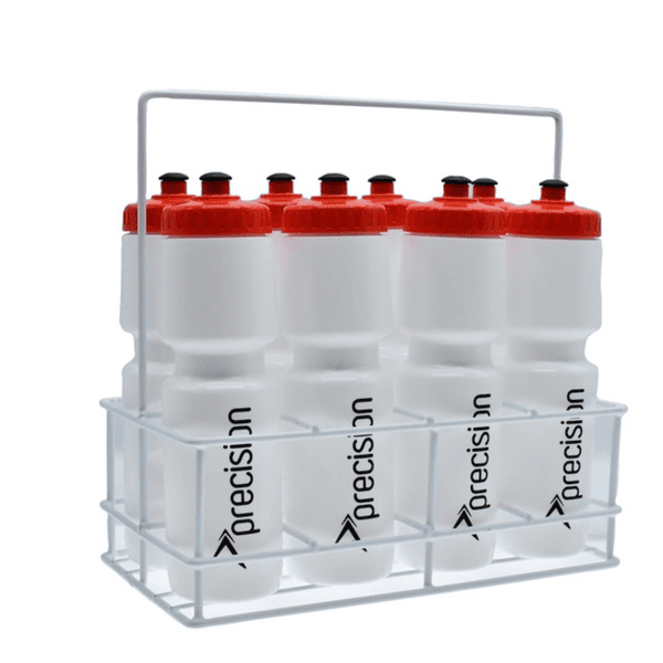 Precision Sports Water Bottle 8 Pack with Carrier