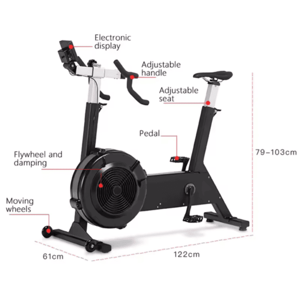 Cardio Pro Hiit Erg Bike - Image 3