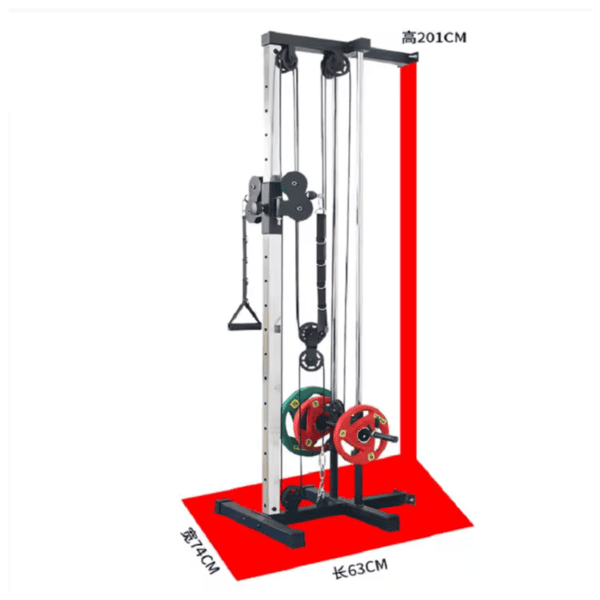 Wall mount pulley system