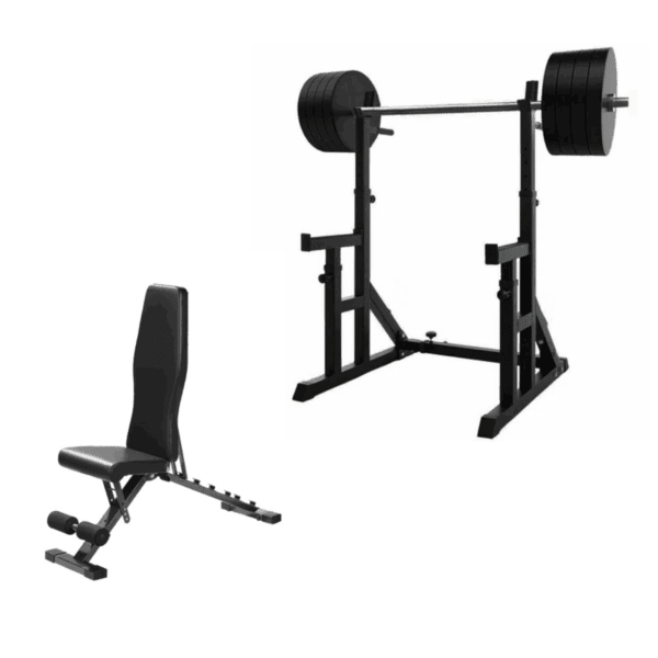 Adjustable Squat Stand Beginners Bundle