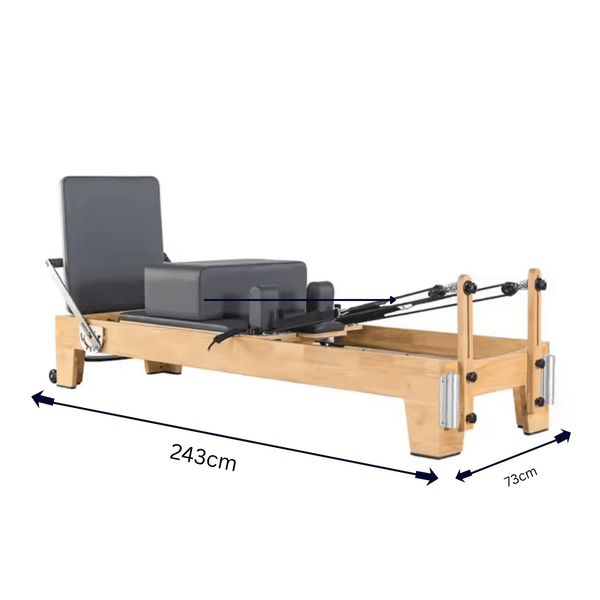 Pilates Reformer Machine – Wooden Studio Reformer with Accessories - Image 5