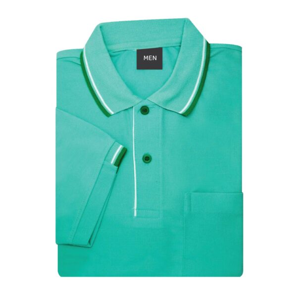 เสื้อโปโลสีเขียวมิ้น EG Polo - Image 3