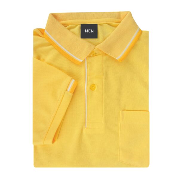 เสื้อโปโลสีเหลือง EG Polo - Image 3