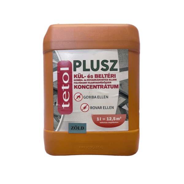 Kemikál Tetol Plusz Faanyagvédőszer zöld 5 l