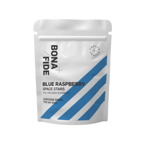 Bonafide – 500mg Blue Raspberry Space Stars (Indica)
