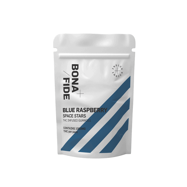 Bonafide – 1000mg Blue Raspberry Space Stars (Indica)