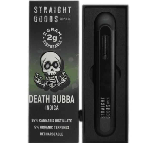 Straight Goods 2 GRAM Disposables – Death Bubba (Indica)