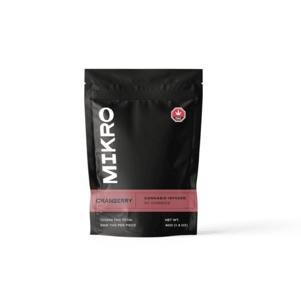 Mikro – Cranberry THC Gummies 100mg