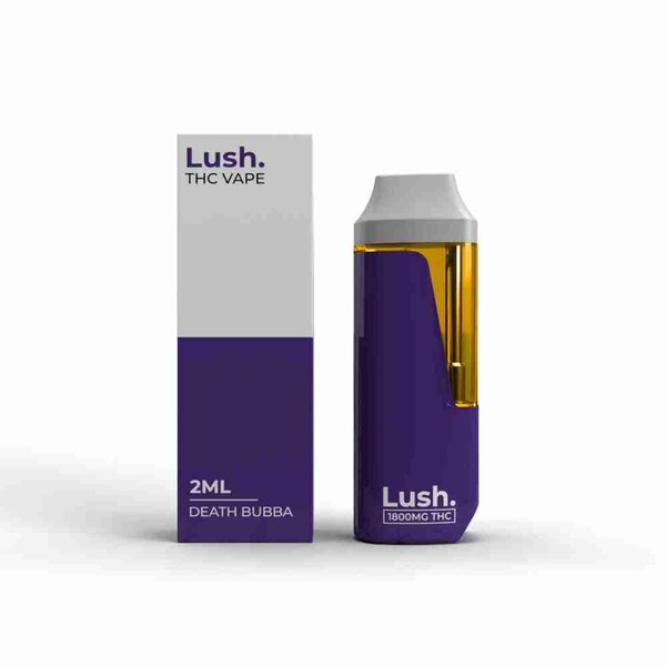 This is an image of Indica Disposable Vape Pen - Death Bubba 2ML