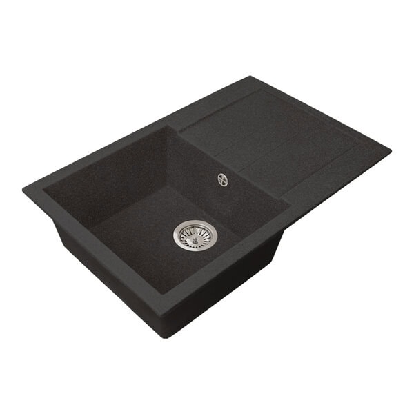 Խոհանոցային լվացարան GS-25 սև Gran-Stone