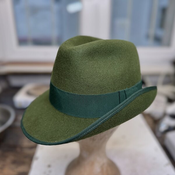 Forsthut_Jagdgrün_mit_tannengrünem_Band