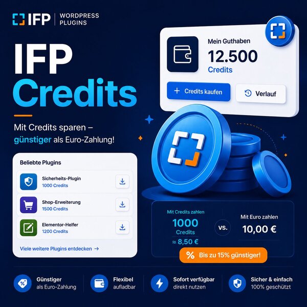 100 Credits für IFP WordPress Plugins kaufen