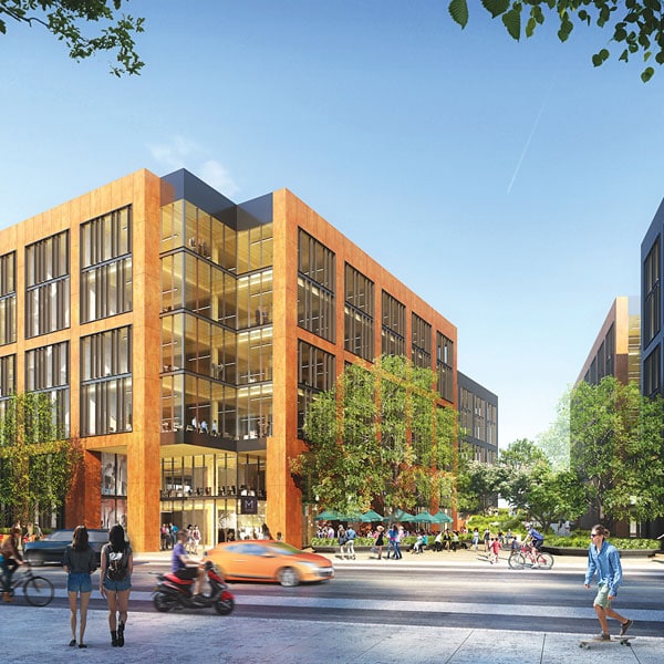 Artistic rendering of the Railyards project