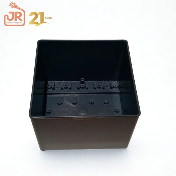 Caixa de Passagem 15x15x9 Profunda (Cinza) - Imagem 2
