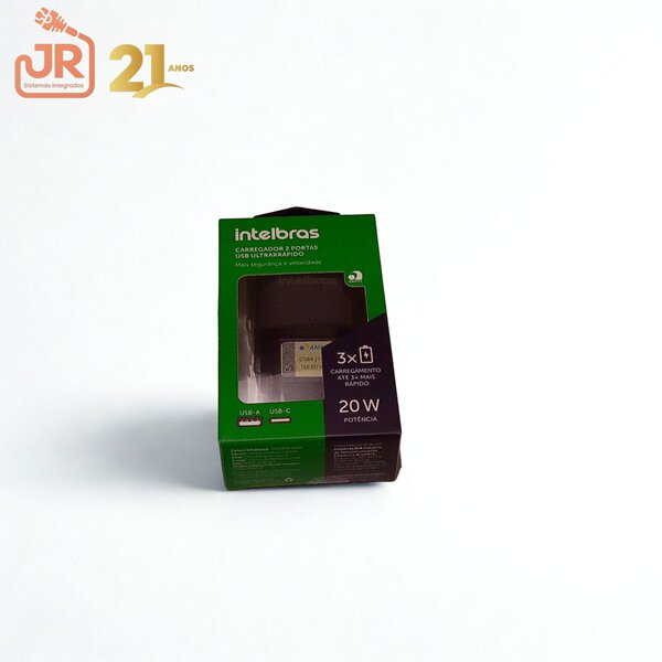 Carregador Rápido USB EC 11 Power 20W Intelbras Preto