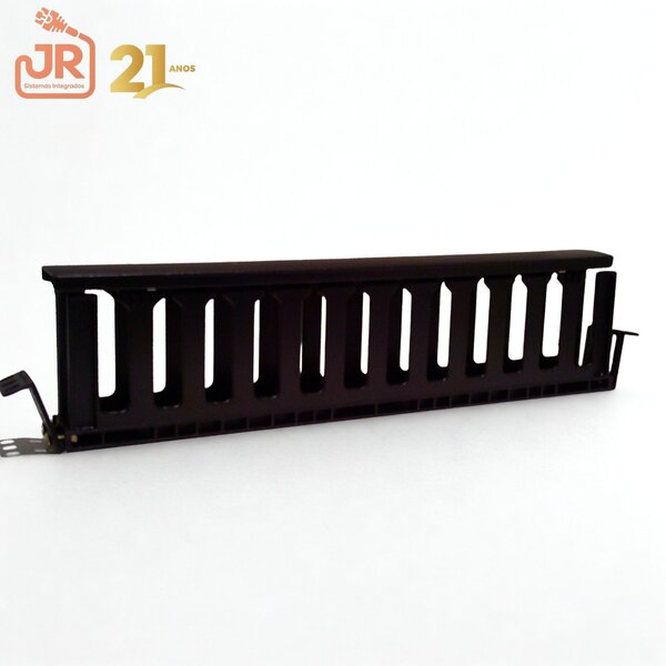 Guia de Cabo Horizontal Fechado 1U x 19" Gerp Solution (GE85180)