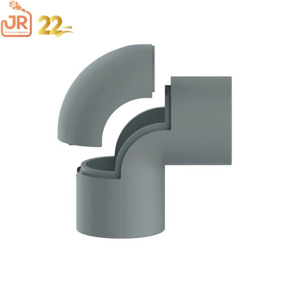 Linha condulete Cinza joelho com janela 1 - Imagem 2