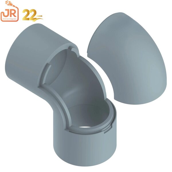 Linha condulete Cinza joelho com janela 1