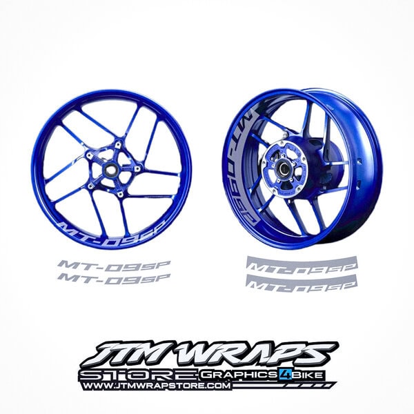 ADHESIVOS LLANTA PLATA YAMAHA MT09 SP