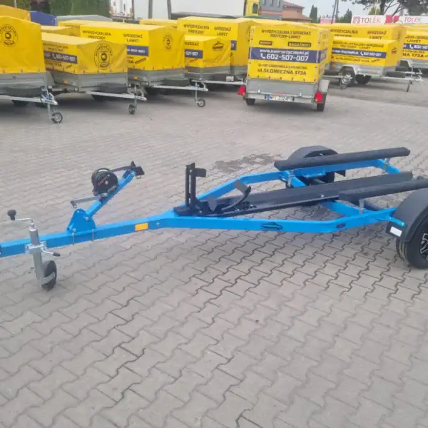 Przyczepa pod Skuter Wodny płozy kolor  ALUMINIOWE FELGI + rynna  motocyklowa