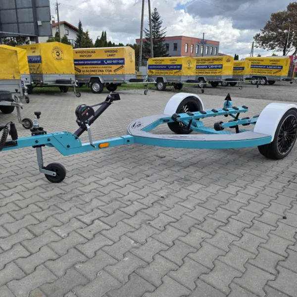 Przyczepa pod skuter wodny KamCastom – turkus | koła 18 cali, obniżenie [PL1/1S-750_C]
