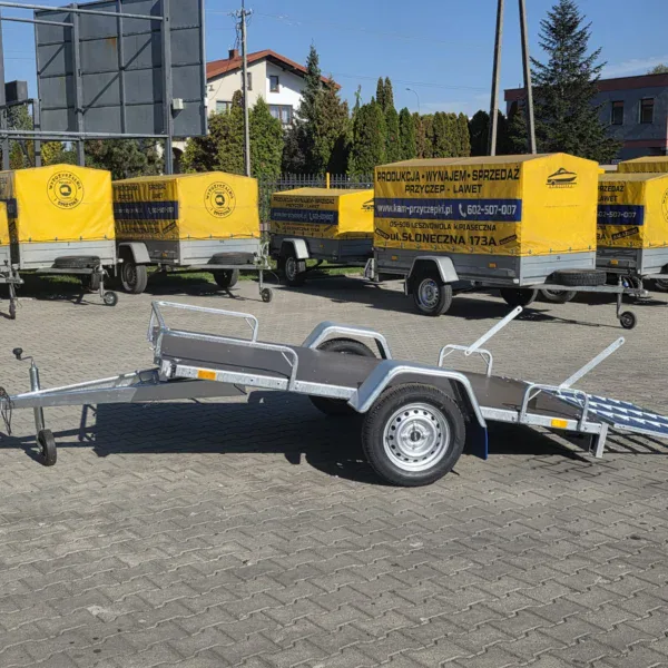 Przyczepa do QUADA BOP725U Nowa 248x132x14 UCHYLNA