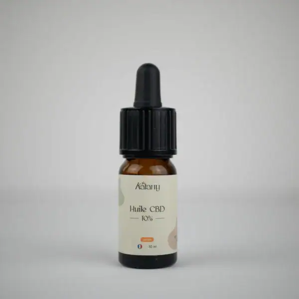 PACKSHOT HUILE CBD MANGUE Huile de CBD 10% - Mangue - 10ml