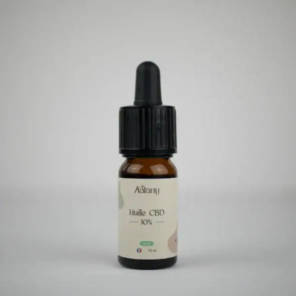 PACKSHOT HUILE CBD MENTHE Huile de CBD 10% - Menthe - 10 ml