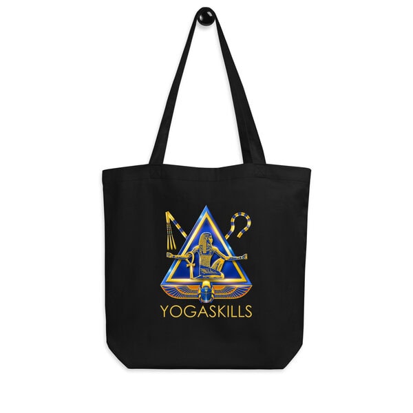 Eco Tote Bag | Golden YogaSkills Logo