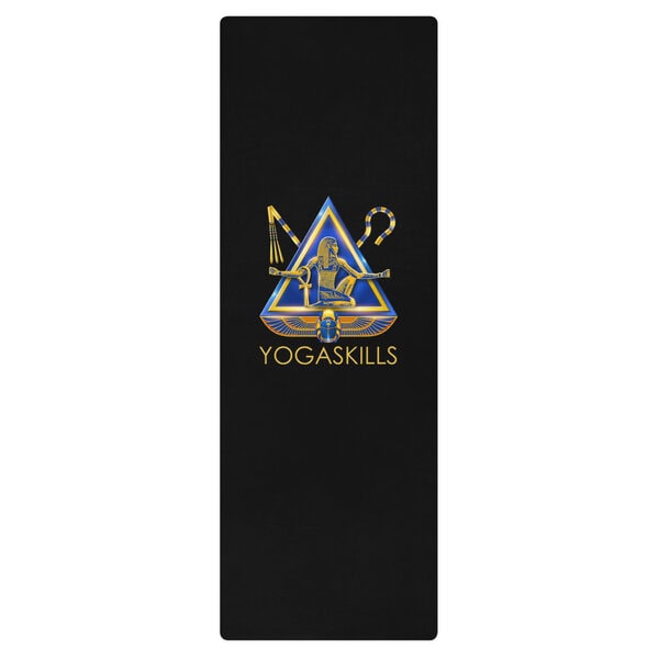 Premium Yoga Mat | Golden YogaSkills Logo