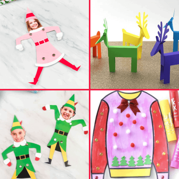 christmas printable crafts for kids
